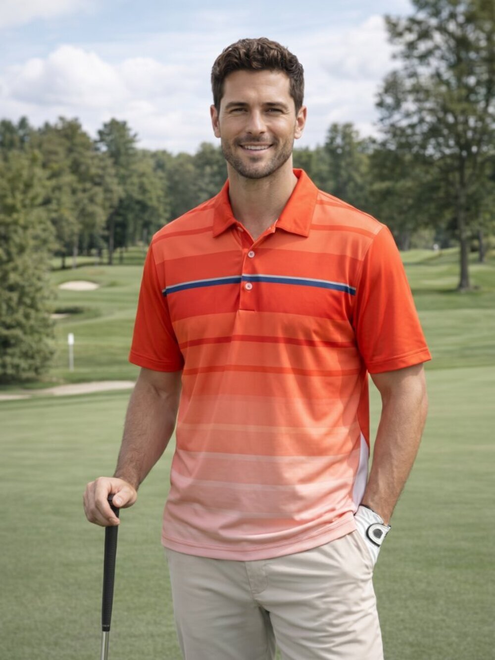 Adidas GOLF MENS  SHIRT (LARGE)